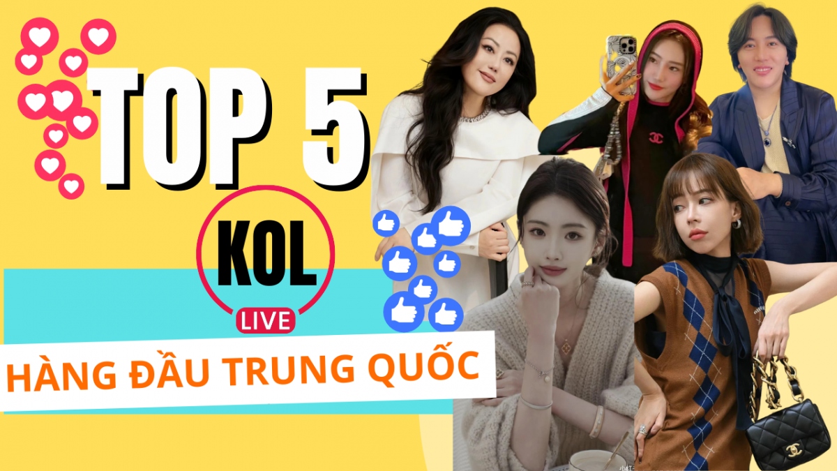 Những gương mặt thương hiệu KOL hàng đầu Trung Quốc